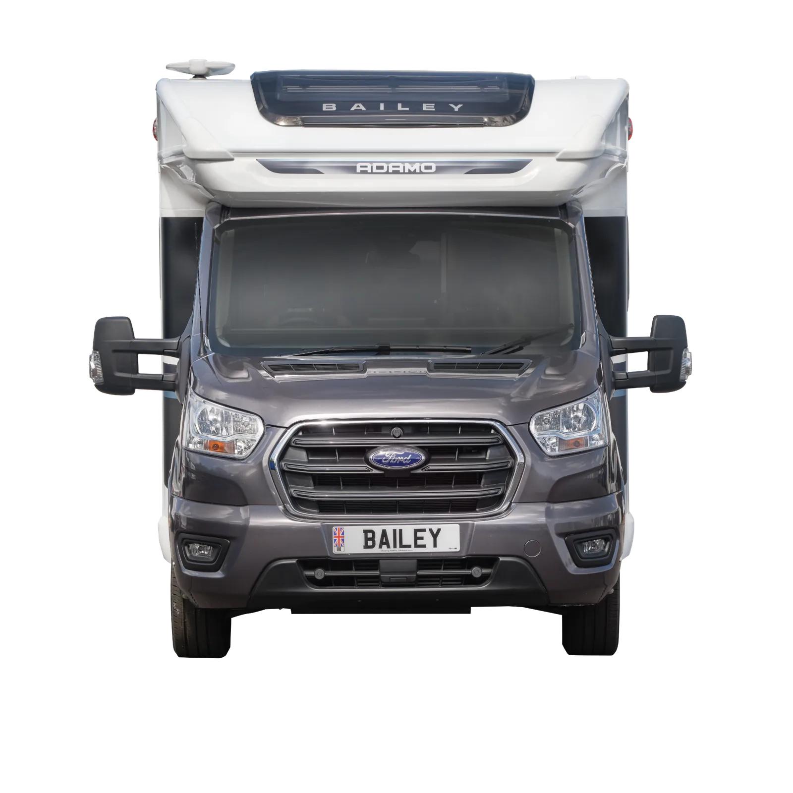 2027 Bailey Adamo 75-4T Ford Transit twin bed motorhome front exterior