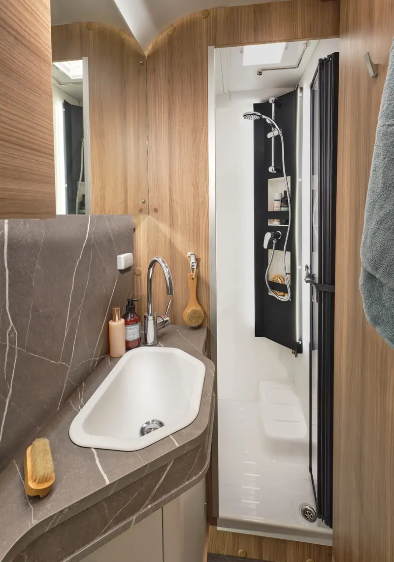 Bailey Autograph 79-4F motorhome washroom