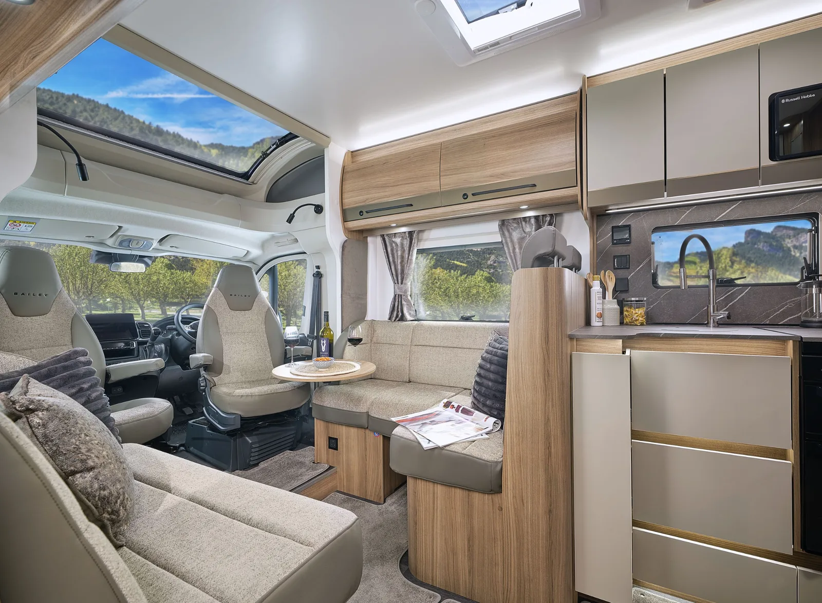 Bailey Autograph 79-4I lounge and kitchen interior