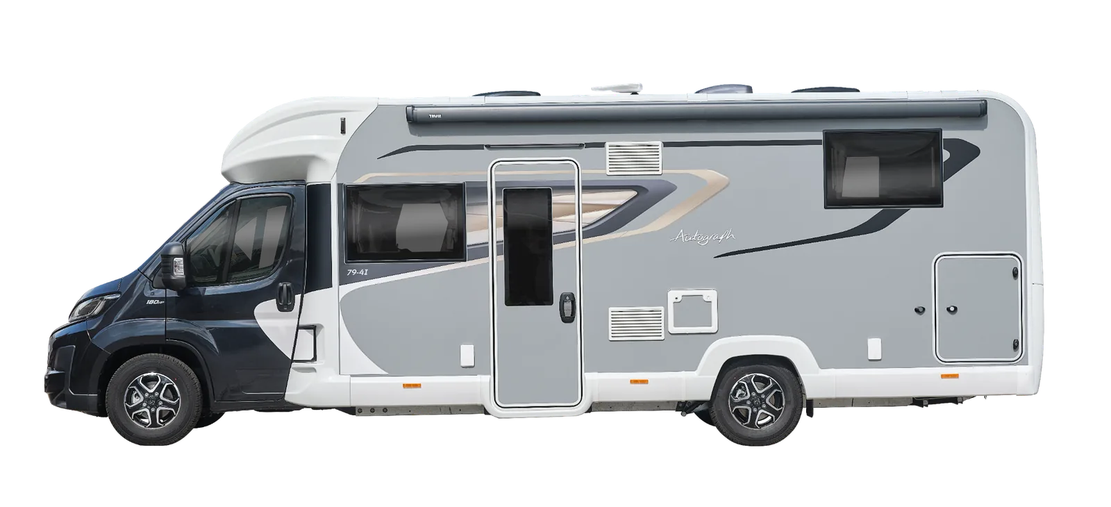 Bailey Autograph 79-4I luxury motorhome nearside exterior profile