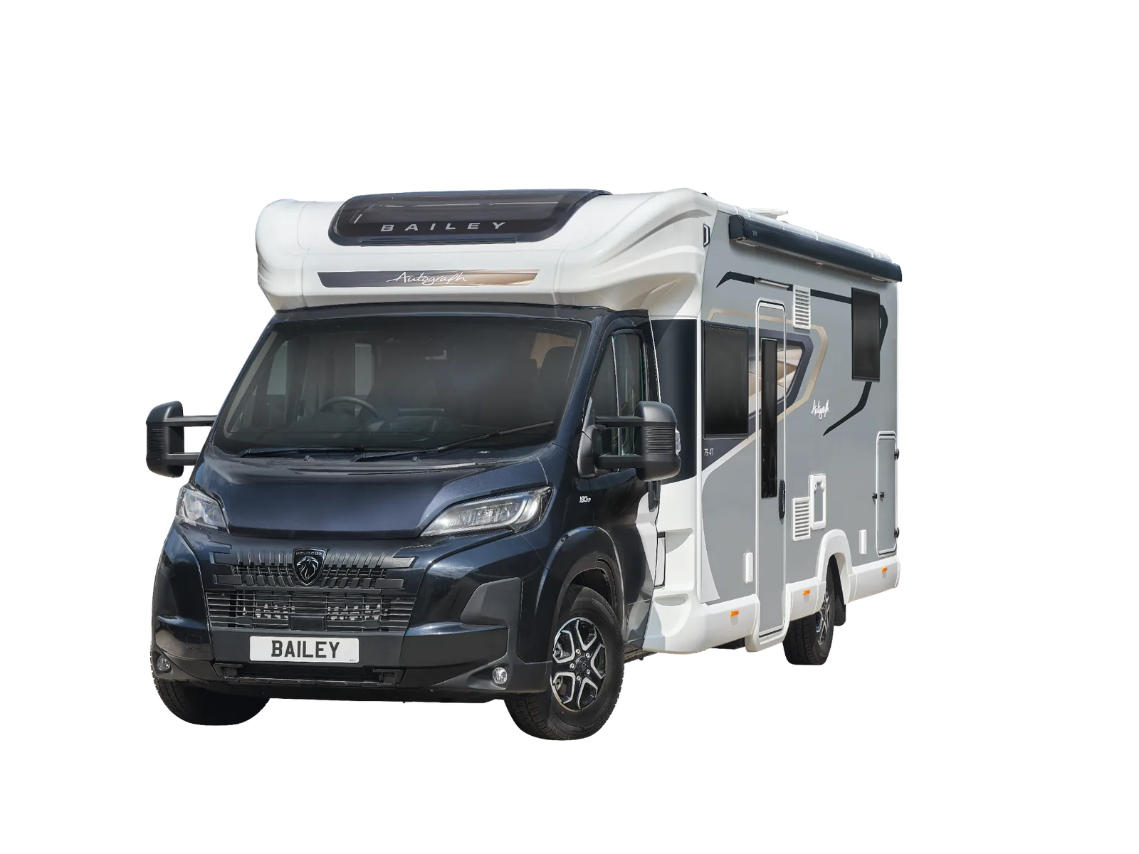 Bailey Autograph 79-4T luxury motorhome with permanent rear twin beds