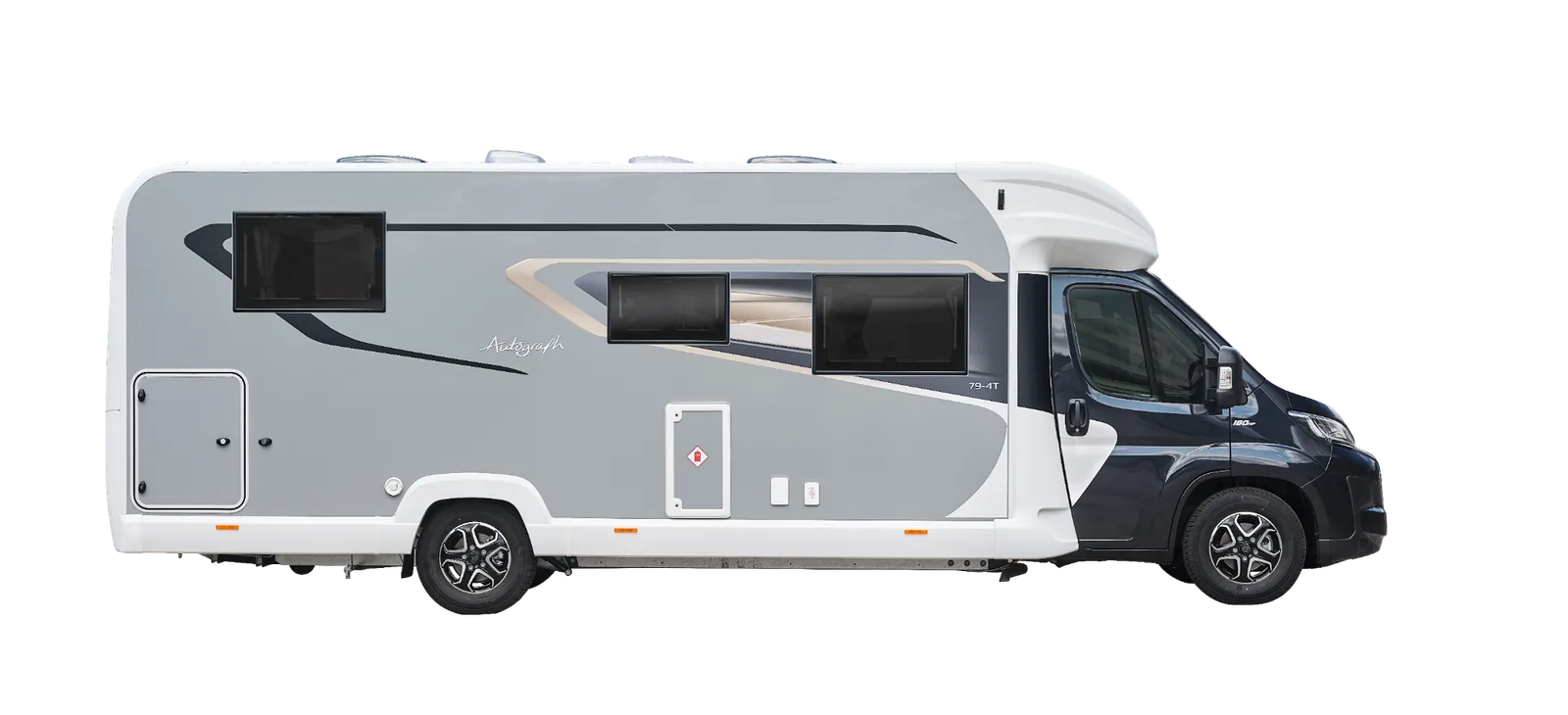 Bailey Autograph 79-4T luxury motorhome offside exterior profile