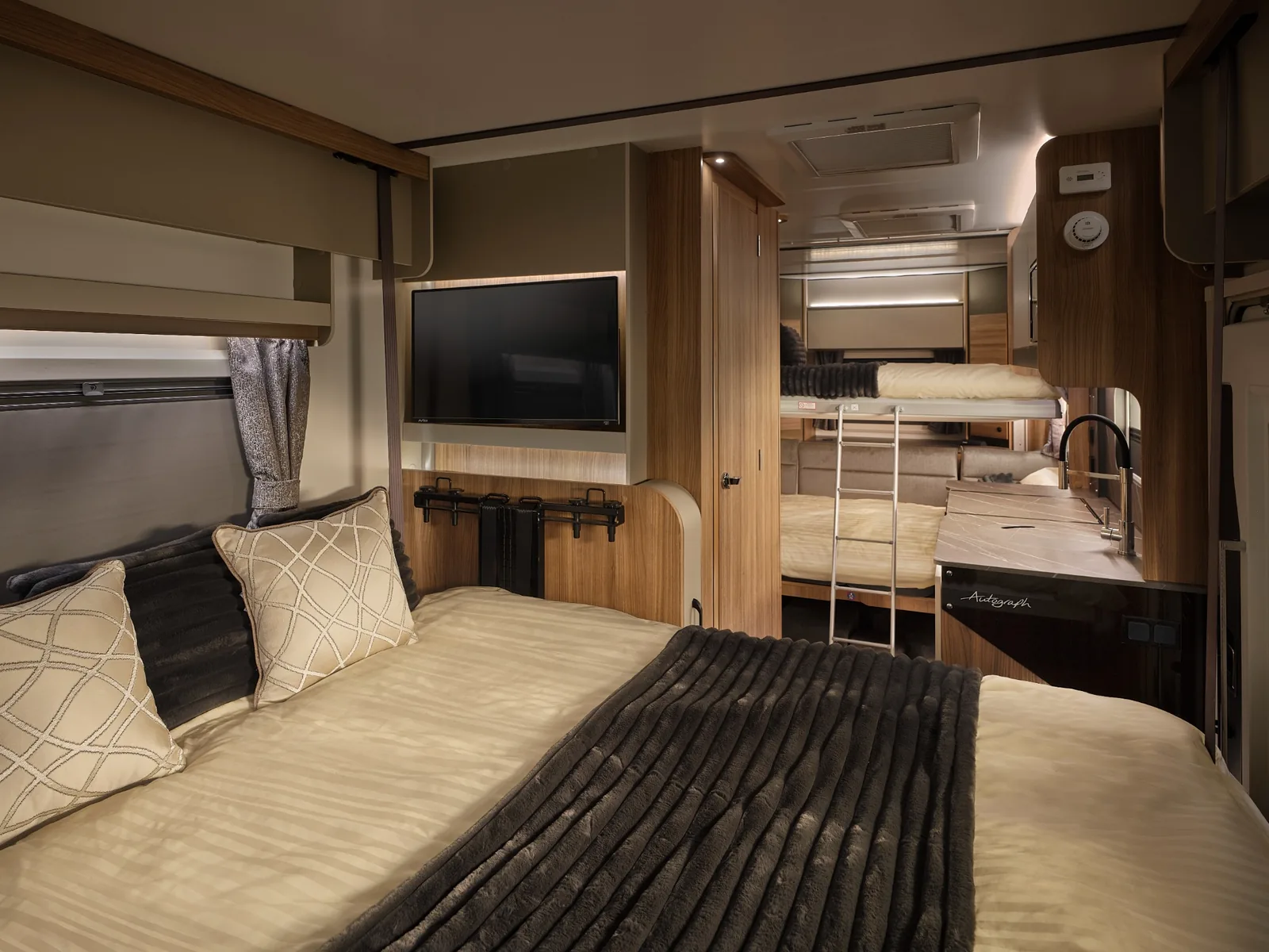 Bailey Autograph 81-5 two multi-position drop-down double beds