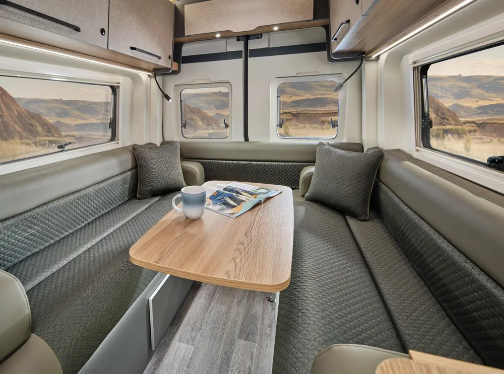 Bailey Endurance E62 rear U-shaped lounge