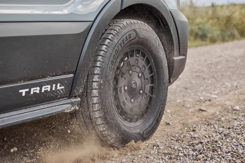 Bailey Endurance E65 optional 16 inch Swamper alloy wheel