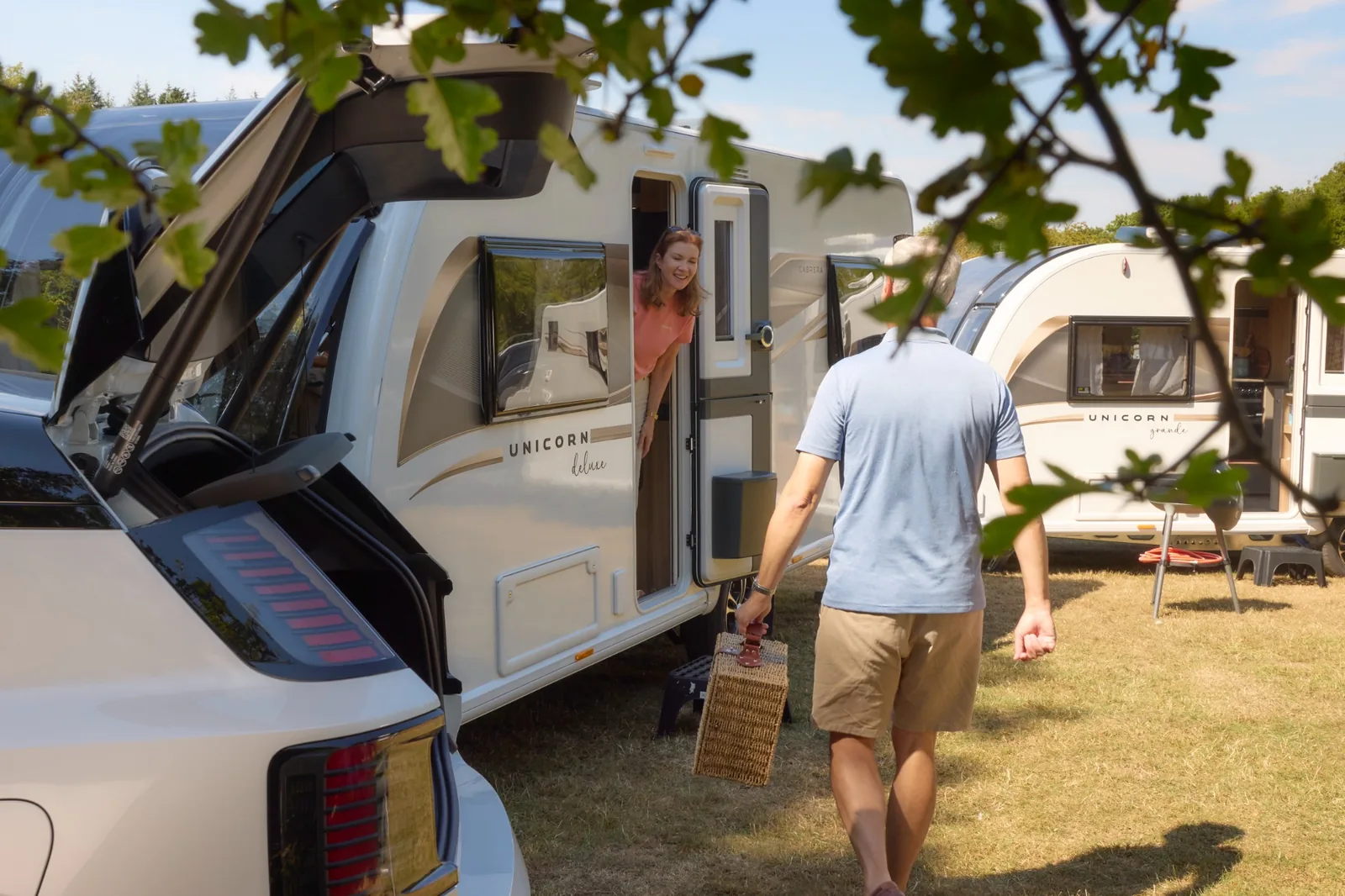 Bailey Unicorn Deluxe caravan range on tour