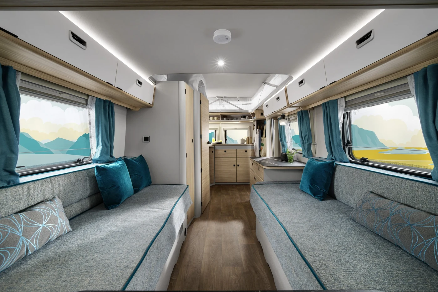 Spacious interior of the ERIBA Touring 620