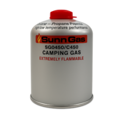 SunnGas 450g Self Sealing Gas Cartridge 1 Unit