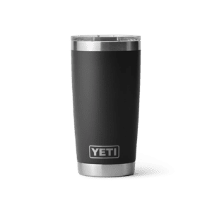 YETI Rambler Black Tumbler - 20 oz