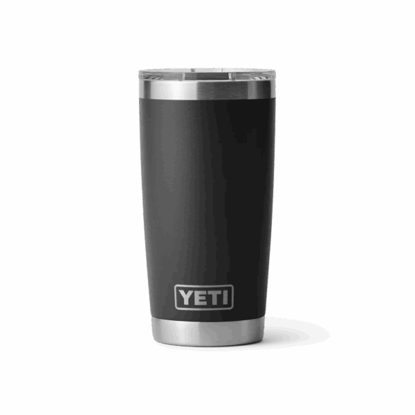 YETI Rambler Black Tumbler - 20 oz